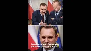 @Prezydent tłumaczy Tuskowi weto do cenzury 😅 #nawrocki #tusk #poseł #weto #parodia #polityka