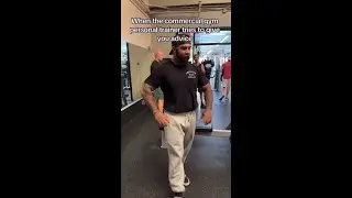 When The Commercial Gym Personal Trainer Gives Advice IG: johnny_tsunami americanbluecollar_ #funny