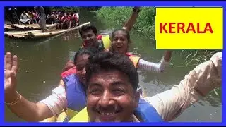 Best thing To Do In Kerala is Bamboo Rafting, Vythiri in India HD Video
