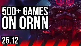 ORNN vs HEIMERDINGER (TOP) | 500+ games | EUW Challenger | 25.12