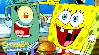 SpongeBob | Planktons Power Hour 👁️ | Beste Episoden überhaupt | SpongeBob Schwammkopf
