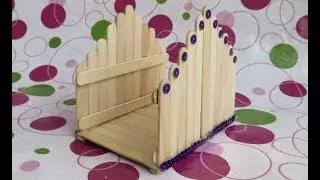 Servilletero Hecho Con Palitos De Paleta