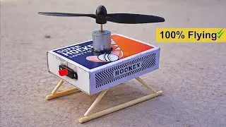 How to Make Flying Matchbox Helicopter Diy Toy Helicopter