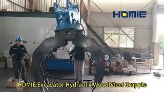 HOMIE Excavator Hydraulic Grapple: The Ultimate Wood, Stone, and Steel Grab Solution