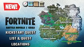 Fortnite | *NEW* Chapter 5 Season 2 Kickstart Quest List & Quest Locations 🧭🗺️📜🏛️