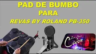 Bumbo REVAS PB-350 By Roland - Adapta&ccedil;&atilde;o de um Pad de Tom (Alesis).