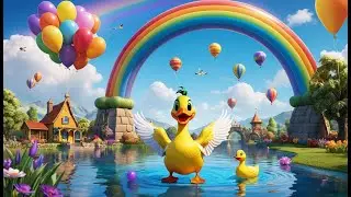 Ducky Flappy Wings Go Flap Flap Flap | Cute Duck Nursery Rhyme for Toddlers | Fun  Song for Kids
