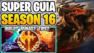 GUIA DE RENEKTON SEASON 16 | COMO JUGAR RENEKTON TOP FACIL Y RAPIDO | BUILD, RUNAS, CONSEJOS Y MAS!