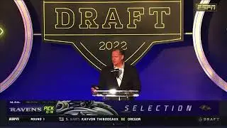 @NDFootball | Kyle Hamilton is drafted to the Baltimore Ravens