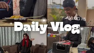 Vlog-5  with gajar ka halwa ft.papa😍