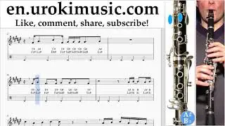 Clarinet lessons Camila Cabello - All These Years Sheet Music Tutorial um-ih352
