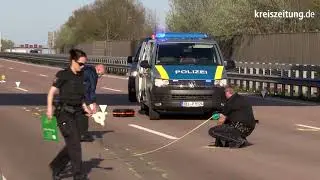 Tödlicher Unfall: Cabriofahrer stirbt auf A1 in Stuhr bei Bremen