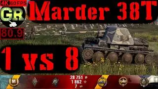 81_World of Tanks Marder 38T WoT Replay - 10 Kills 1.7K DMG(Patch 1.4.0)