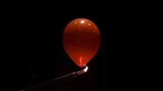 Hydrogen Balloon Explosion in Slow Motion