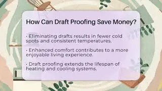 How Can Draft Proofing Save Money? - Minimalist Home Life