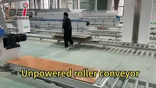 Unpowered roller conveyor