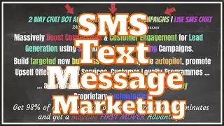 SMS text message marketing for business