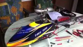 Trex800e probelauf