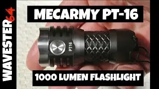 Review : MecArmy PT-16 1000 Lumen Flashlight