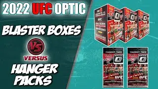 🤜🤛 BLASTER BOXES OR HANGER PACKS? WHICH IS BETTER? 2022 UFC Optic Retail Review PURPLE VELOCITY HIT!