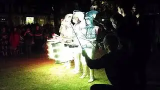 DUNDU & SPARK! drummers  (Worldbeaters). St Leonard's Festival. 30/06/18