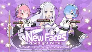 Re:Zero Collab (Rem, Emilia & Ram) Gacha - World Flipper GL