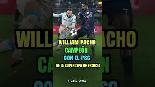 WILLIAM PACHO CAMPE&Oacute;N DE LA SUPERCOPA DE FRANCIA CON EL PSG #psg #williampacho  #futbol #deportes