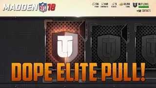 My First Sick Elite! MUT Draft Pack Opening! | Madden 18 Ultimate Team