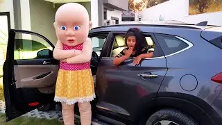 MİNİK Bebek Arabaya Giremedi YAĞMUR Okula Geç Kalacaktı. KARDEŞLER TV