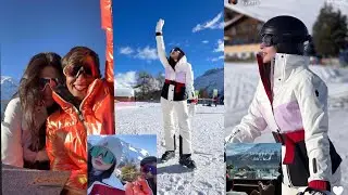 فوز الفهد و نورة في جبال سان موريتز 🇨🇭🗻
