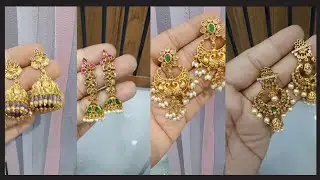 #Reasonable price lo #jhumkas #earrings#combo#wholesale#cz jewellery #one gram gold #wp:7330910839✨✨