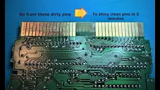 How to clean oxidized game cartridge pins