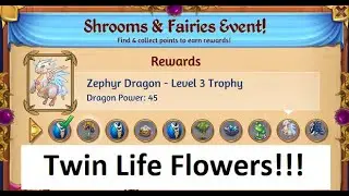 Merge Dragons Shrooms and Fairies Event - Finally Got Twin Life Flowers