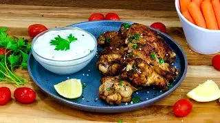 Naked Air-Fried Wings | Healthy & Easy Chicken Wings