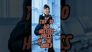 Top 10 Air Hostess Dresses in the World | Stunning Cabin Crew Uniforms 🌟✈️