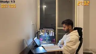study with me live pomodoro | 6 hours | Med student