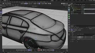 Удивительный 3D Эффект Стягивания ткани с машины   Урок Cinema 4D