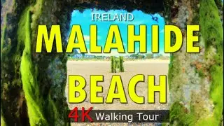 Malahide Beach [4K] Walking Tour | Dublin | IRELAND