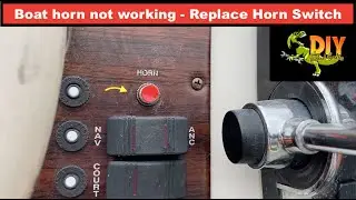 Replace pontoon boat Horn Switch - DIY