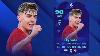 FC 24: PAULO DYBALA 90 POTM PLAYER REVIEW I FC 24 ULTIMATE TEAM