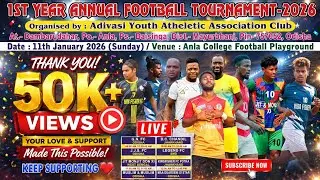 🛑LIVE ANLA FOOTBALL TOURNAMENT / आनला फुटबॉल टूर्नामेंट / আনলা ফুটবল টুর্নামেন্ট  / ODISHA