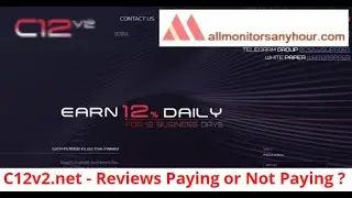 c12v2.net, Reviews Paying Or Not Paying ? #all_hyip #HYIP_daily_update #NEW_HYIP #HYIP_monitor