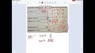 SM3.05.33 - Inverse of Cubic Function with Domain and Range