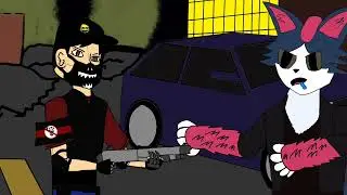 Awesomeadriehl Hunting Down Schatzi the Red Hair Punk Blue Beast Furry Finalized.