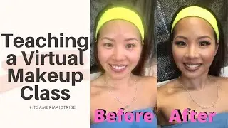 Teaching My Virtual Makeup Class | My experience | BeautyLyn