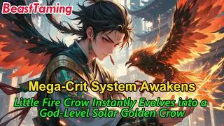 Mega-Crit System Awakens: Little Fire Crow Instantly Evolves into a God-Level Solar Golden Crow!!