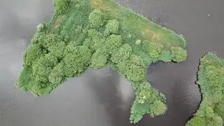 Nationaal Park de Alde Feanen Netherlands June 2018 with drone