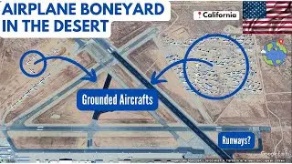 THIS IS WHERE AIRCRAFTS GO TO DIE! Inside One Of The Largest Airplane Boneyards in America - Mojave