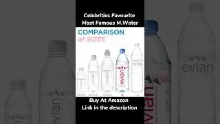 Evian Natural Water, PH Balanced with Natural Electrolytes, Bottles (pack of 12) #shorts #viral