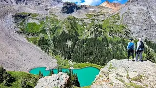 TREKKING TO TELLURIDE'S BLUEST LAKE | BLUE LAKES TRAIL | UNCOMPAHGRE NATIONAL FOREST | COLORADO